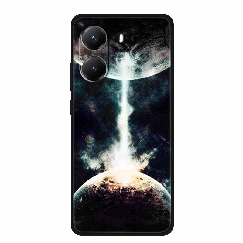 For Poco X7 Pro 5G TPU Silicone Cover Bumper For Xiaomi Poco X7 Pro 2412DPC0AG Shield Funda Moon Space Phone Back Case Coque