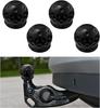 4PCS Rear trailer ball protective Cap - RV Trailer automatic Pull rod cover - durable head cover for trailer connector