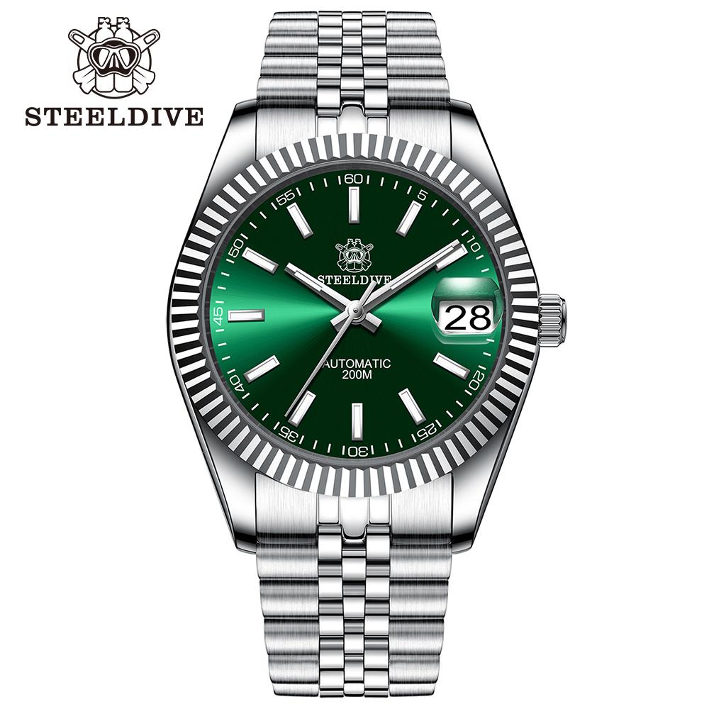 STEELDIVE Turquoise SD1933 Water Ghost Watch