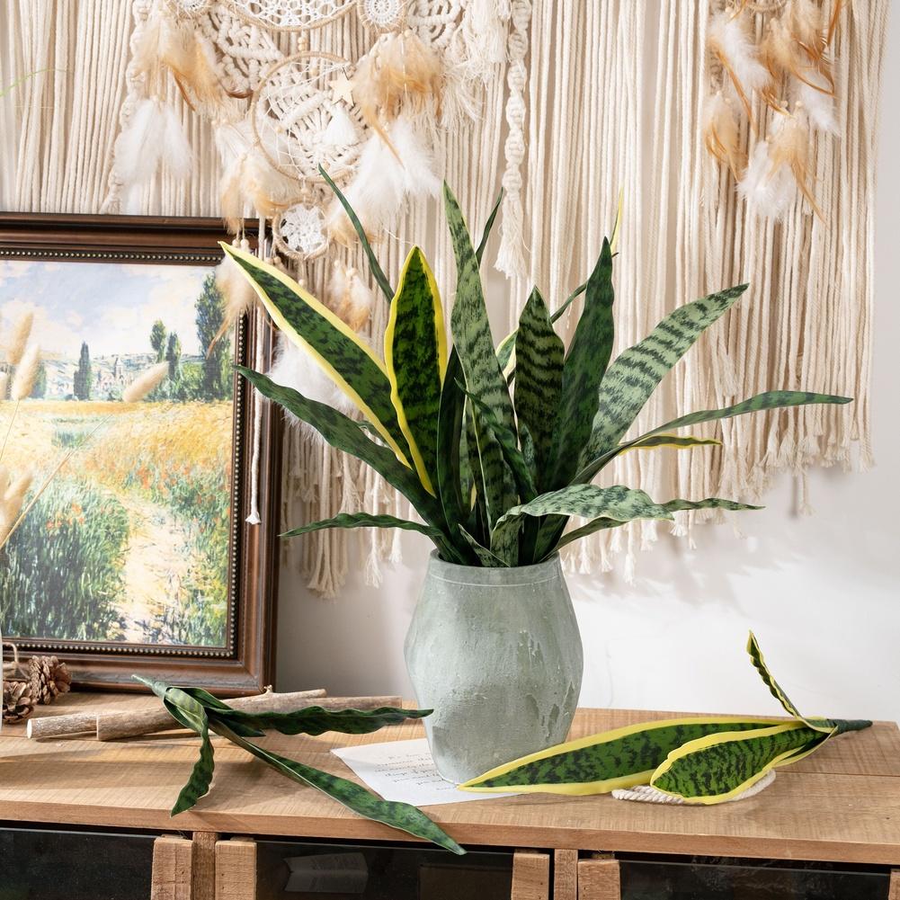 Home Decor Fake Green Plants Indoor Decoration Lifelike Design Natural Textures Decorative Indoor Green Plants Party Decoration