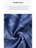 Ink Wash 100% Mulberry Silk Georgette Dress – Cutout Flutter Sleeve, Cinched Waist, New Chinese Style (Summer '26)