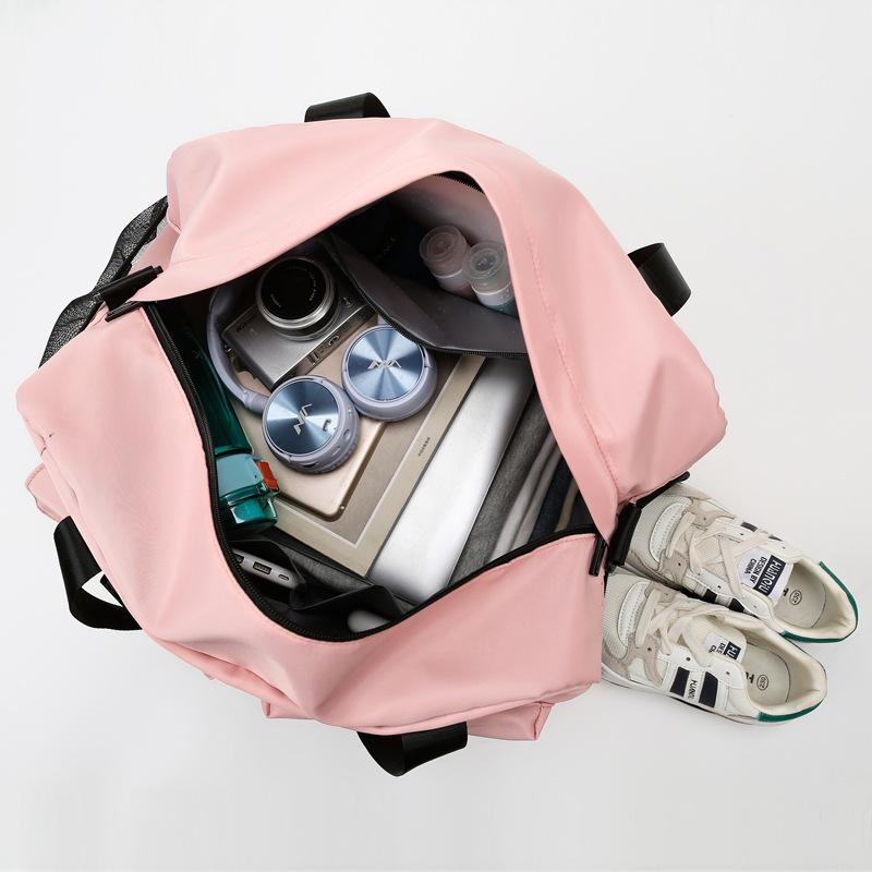 Sport Fitness Tasche, Neue Nass- und Trockentrennung Doppeltasche Gepäck, Modische Textur, Einfache und Beliebte Großraum-Reisetasche