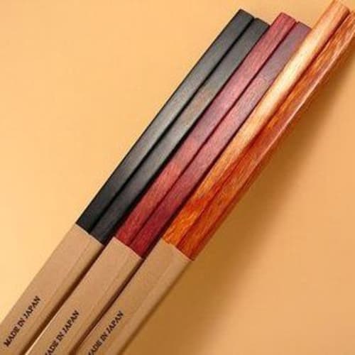 Thin and Durable Dishwasher Safe, Can Be Sterilized with Boiling Water (vermilion) 23.5cm Thin Chopsticks, Extra Thin