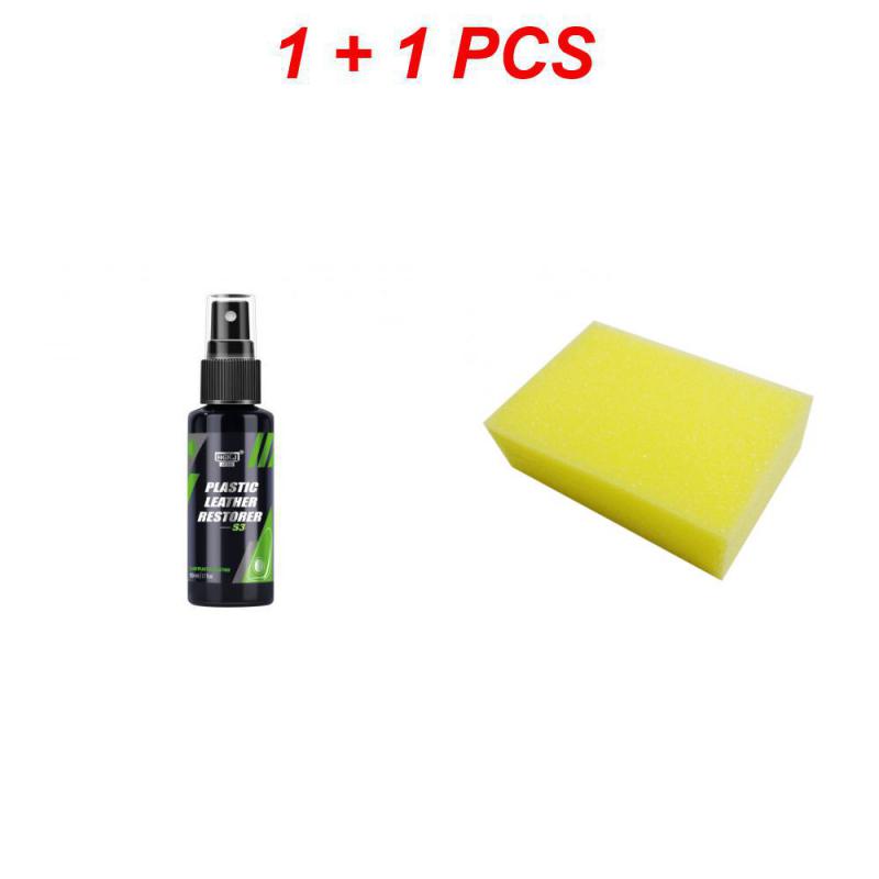 Plastic Leather Restorer Interior Detailer Hgkj S3 Quick Coat For Car Interior Refurbish Leather Renovator Conditioner Cleaning