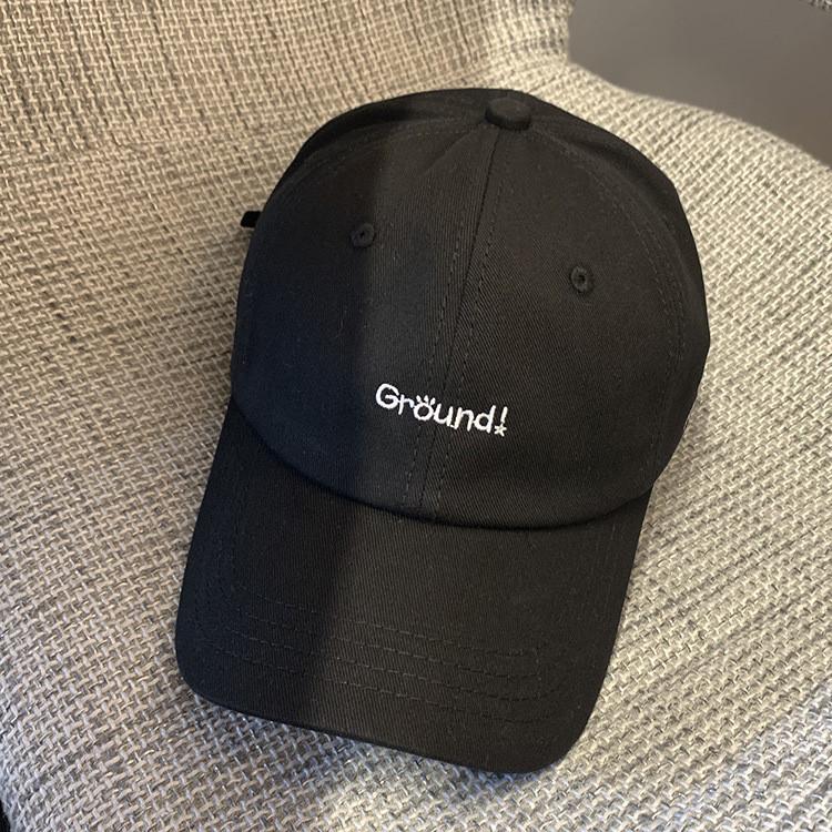 Korean Style Embroidered Letter Baseball Cap For Women Street Fashion Sun Hat