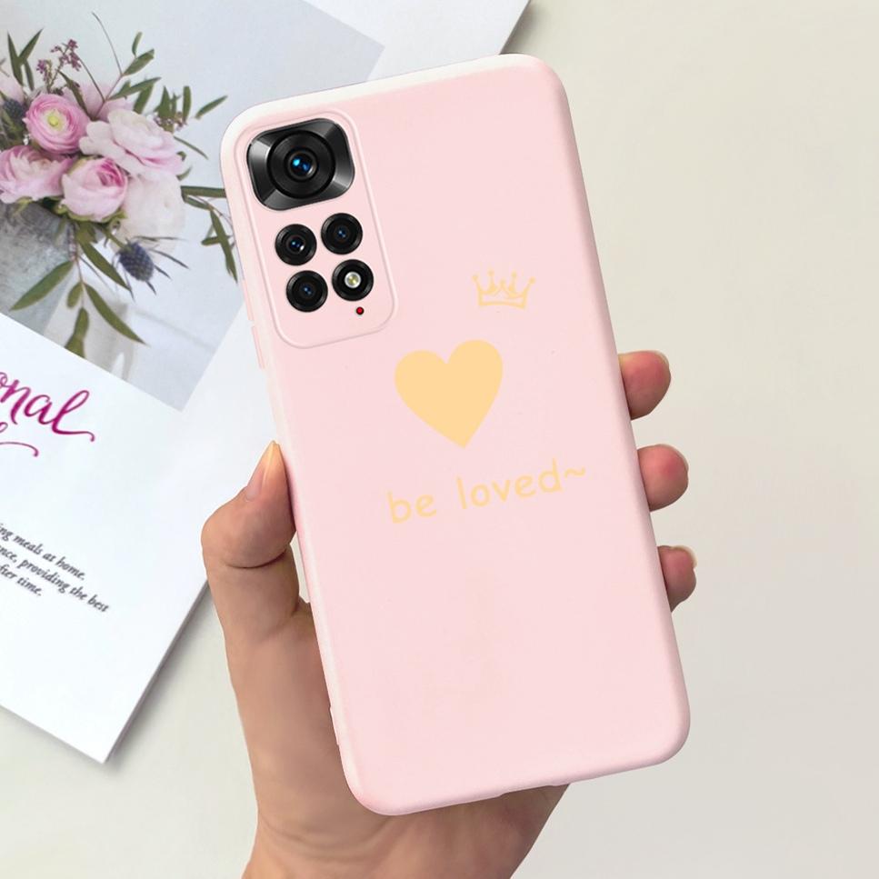 New For Xiaomi Redmi Note 11 4G Case Cute Cartoon Soft Silicone Shockproof Cover For Redmi Note11 4G 2201117TG Bumper Phone Case