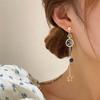 Tassel Unique Fashion Korean Style Earrings Crystal Ear Drop Fashion Jewelry Female Dangle Earrings