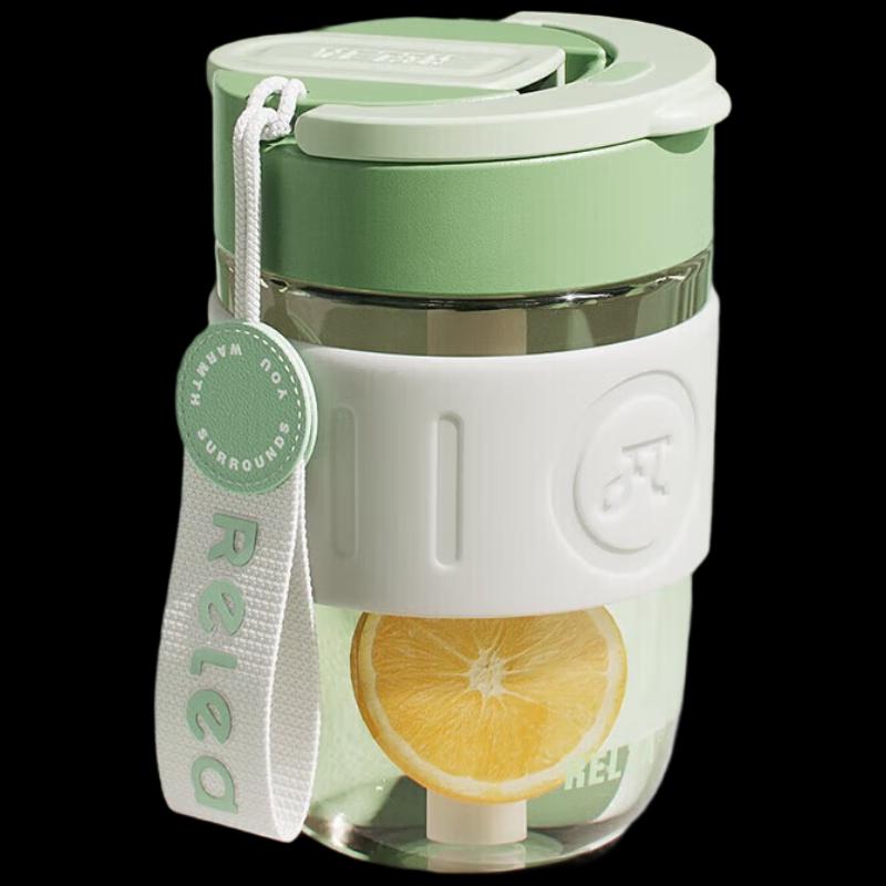 Wushengwu 360ML Portable High-Temperature Glass Cup