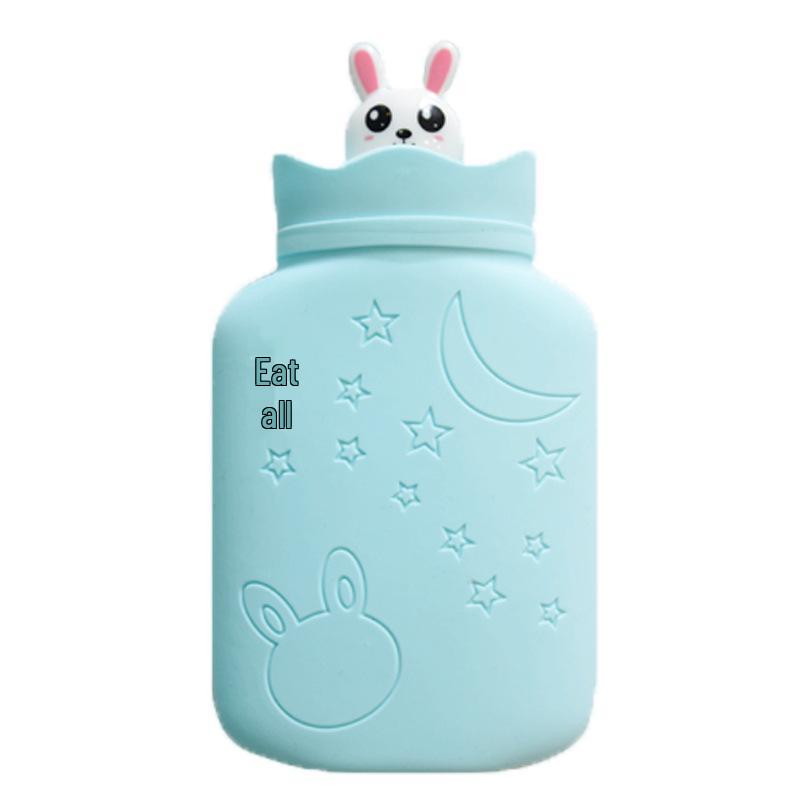 Silicone Explosion-Proof Hot Water Bottle: Portable, Microwaveable Mini Hand Warmer