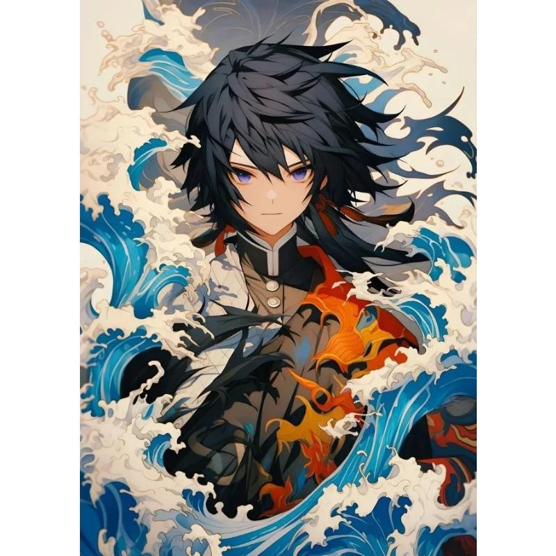 Demon Japanese Popular Classics Anime Character Posters Canvas Printing Wall Art Picture for Living Room Home Decor Gifts