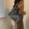 2024 Leopard Print Women's Large Capacity Winter Tote & Messenger Bags