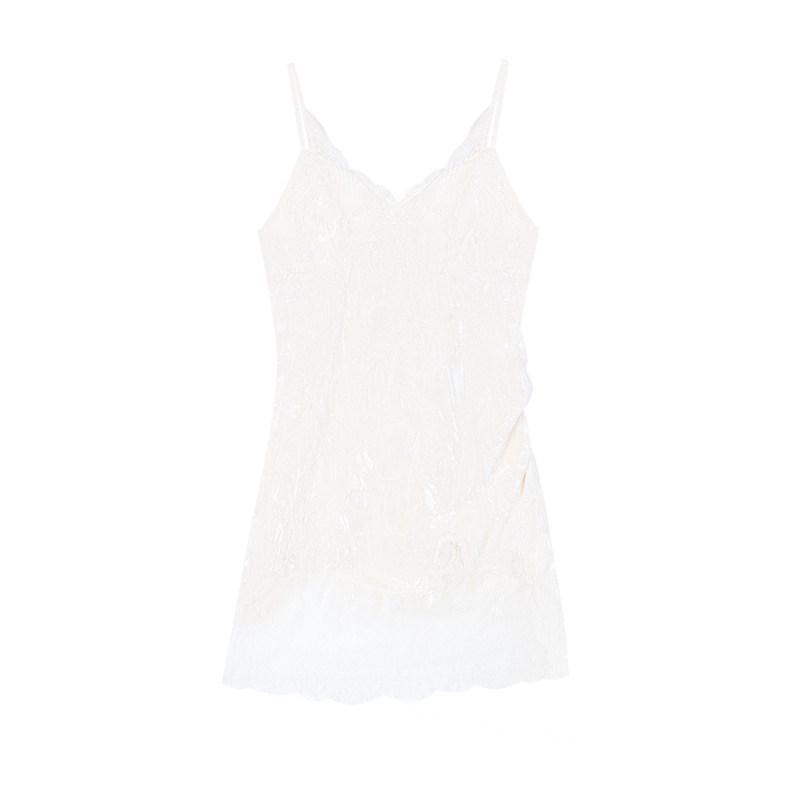 

Women s Plus Size Elegant White Lace V-Neck Camisole 5XL (recommended for 175-200 jin)