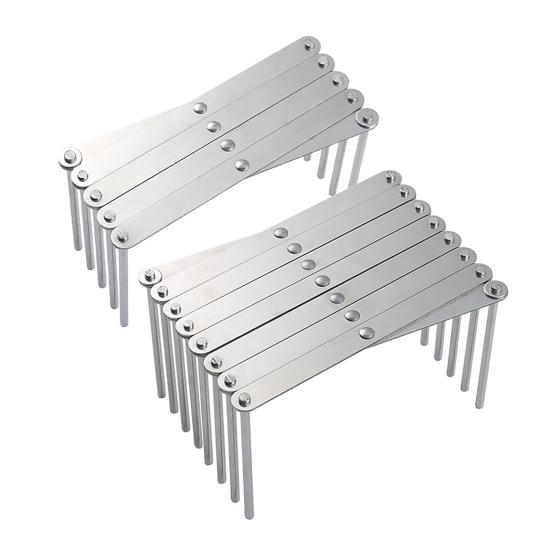 1/2-teiliger Küchenablaufständer, Geschirrhalter, einziehbares Design, starkes Traglager, Mehrzweck-Organizer, Schüssel-/Tellerständer