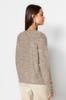 Women's Elegance Style Cardigan Black Soft Textured Accessory Jacket Look Knitwear Cardigan