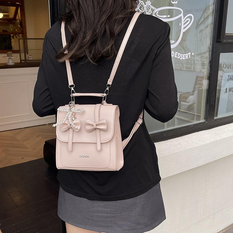 Popular Butterfly Backpack Women's New Simple Casual College Style Portable Small Backpack