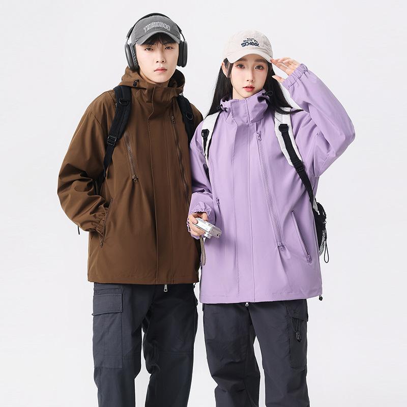 Veste de sport et de loisirs de plein air pour hommes et femmes, coupe-vent et imperméable, grande taille, nouvelle collection printemps