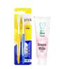 Lion Fine Tooth Clean Gum Care Toothbrush Set with Floral White Cherry Blossom Toothpaste