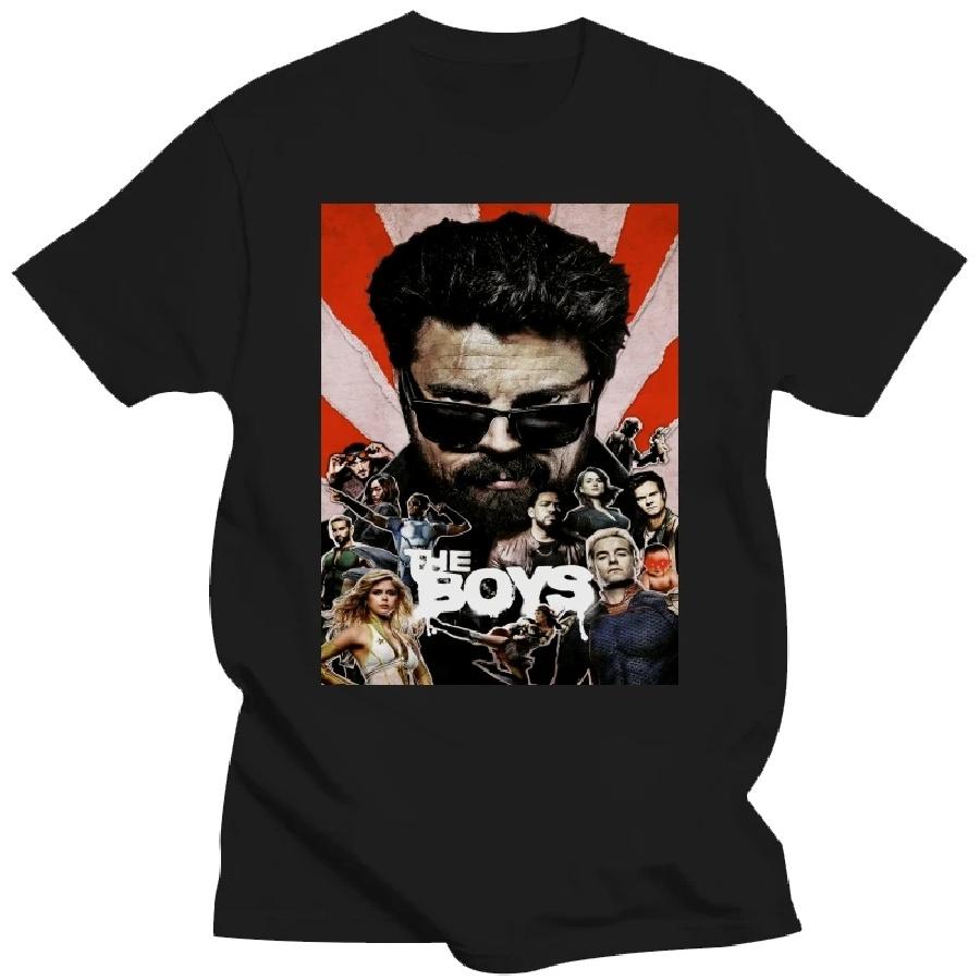 Billy Butcher The Boys tv Show Graphic TShirt Funny Tee ShortSleeve Women Men TShirt Customized T Shirt Black