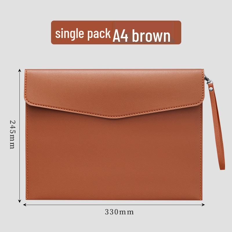 A4 Leather Business Conference Folder with Custom Logo