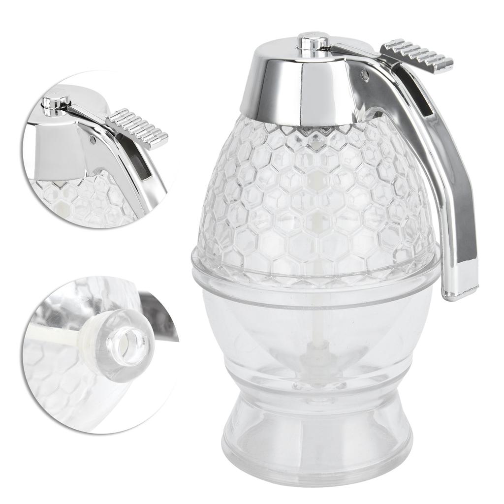 Syrup Honey Squeezing Dispenser Kitchen Liquid Storage Seasoning Jar for Home Kitchen