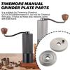 Für Timemore Manuelle Kaffeemühle Tellerteile Für Chestnut c/c2/c3/c3s /slim/nano/G1 30 Klicks Pro Umdrehung DIY Teile Für Kaffeeliebhaber