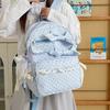Školní taška nová japonská ins školní taška roztomilá dívka mašlička student střední školy vysokoškolský styl batoh lehký a sladký batoh