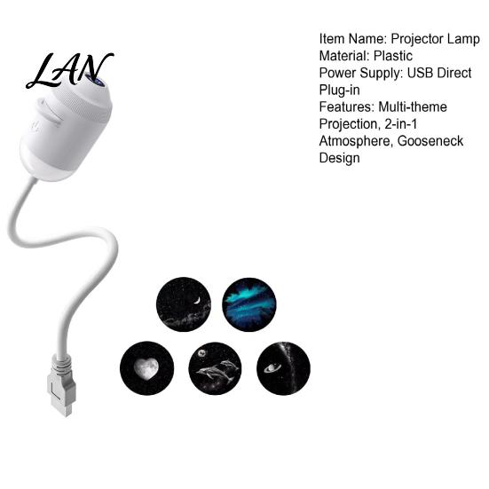Decorative Lighting for Meditation 2 in 1 Star Projector Night Light, USB Aurora Moon Scene Lamp with Atmosphere Home Remote Control, 360 Degree