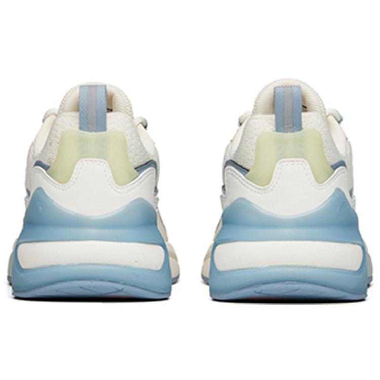 Anta Chasing Clouds Cushioning Low Top Sports Casual Shoes Women's White Blue Green 922218873-3