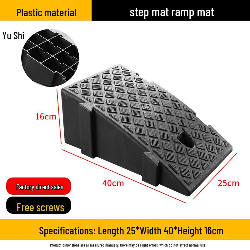 Outdoor Plastic Car Step Ramp for Door Sills and Stairs