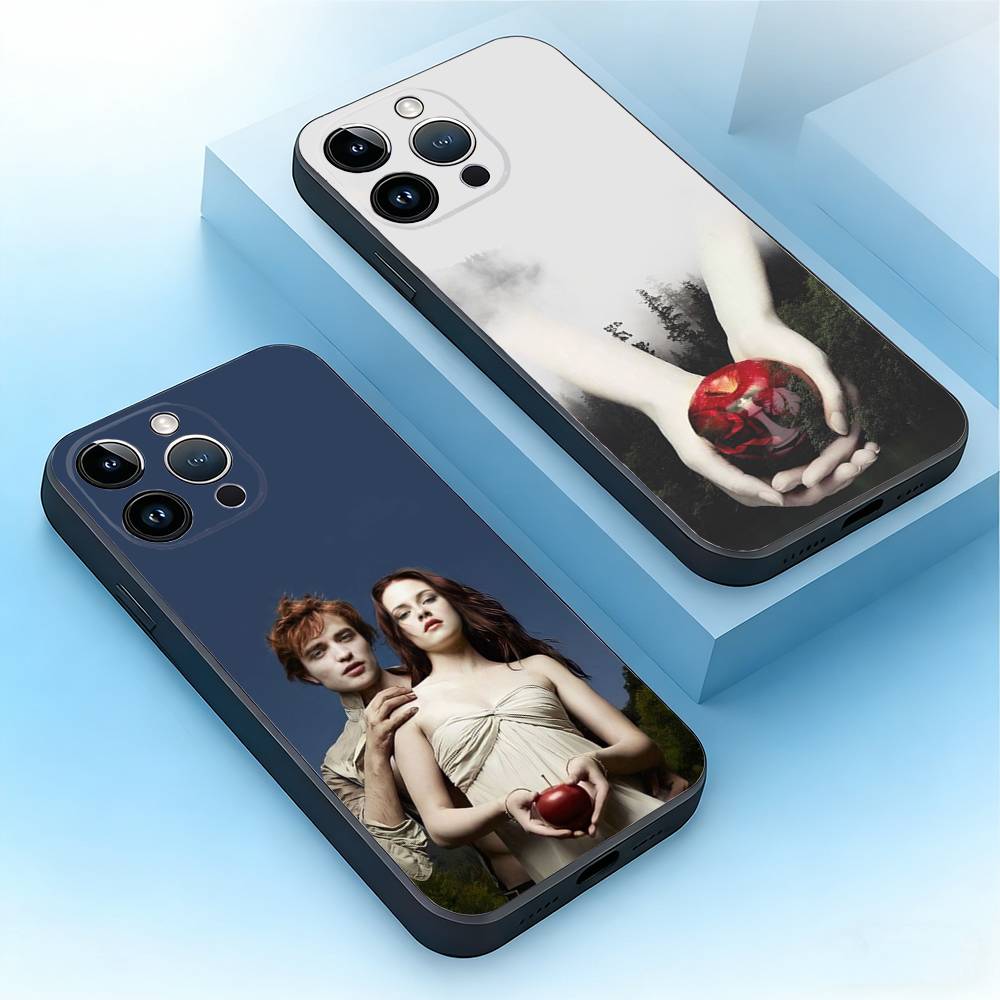 T-Twilight TV Series Phone Case For iPhone 17,16,15,14,13,12,11,Air,XR,Pro,Max,Plus,mini,SE Silicone Black Cover