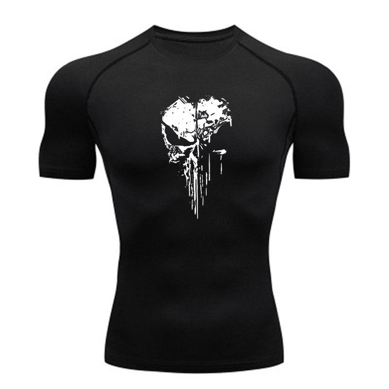 Men's Compression Workout T-Shirt Quick Dry Breathable Athle