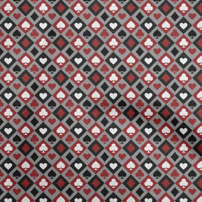 Bawełna Flex Dusty Teal Green Fabric Poker Card Quilting Supplies Print Sewing Fabric By The Yard 40 Cal