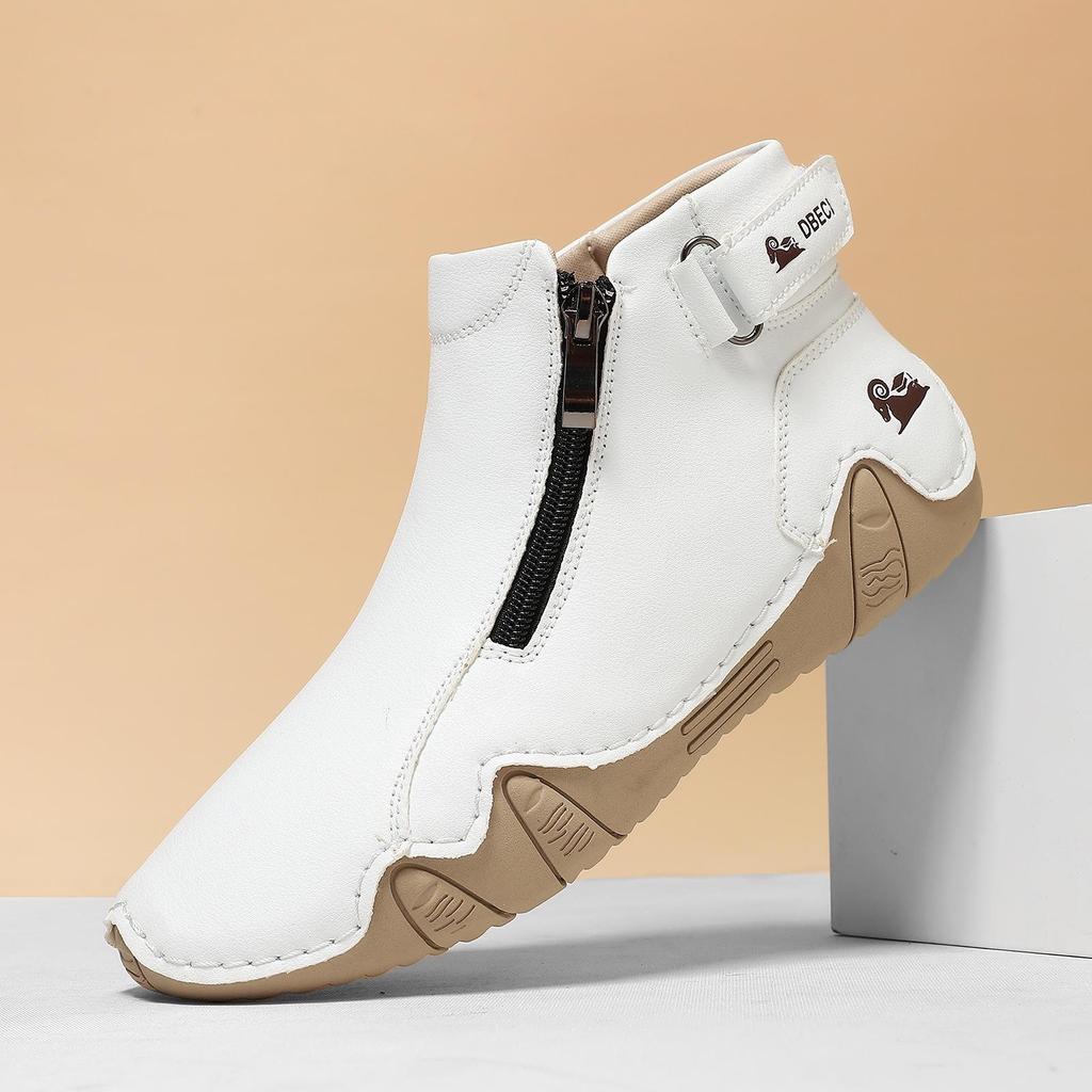 Handgenähte flache Damenschuhe - Herbst/Winter Freizeitkleidung