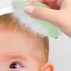 Baby Cradle Cap Brush - Silicone Baby Hair Brush | Silicone Baby Bath Brush Head Scrub Massage Brush Bath Scrubber | Baby Skin Scrubber for Washing Ha