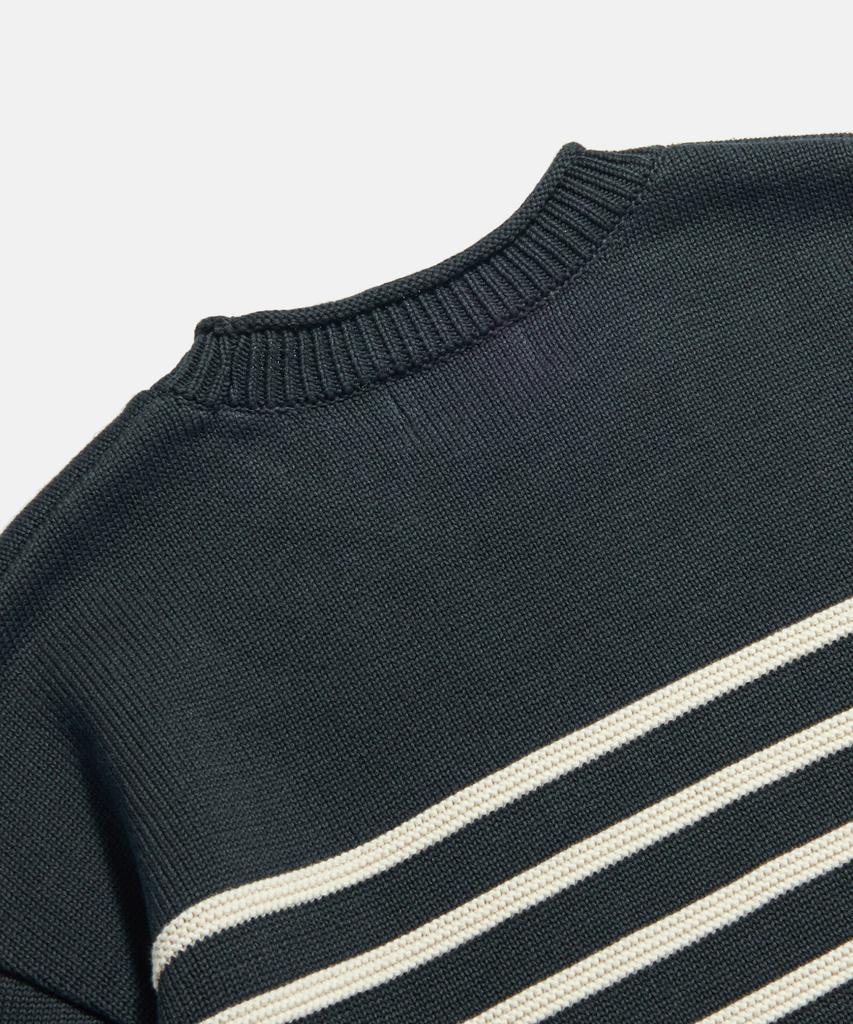 ESPIONAGE Mariniere Knit Sweater Ivory Stripe