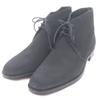 Makellose CROCKETT&JONES Stiefeletten CHUKKA Dunkelblau Wildleder Herren 5.5 Gebraucht