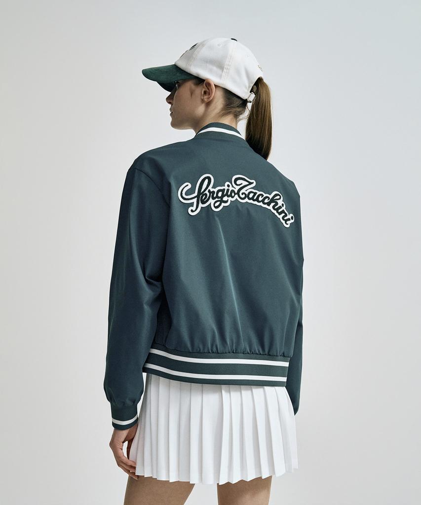 Плетеная куртка Sergio Tacchini U Varsity (Д.Грин)
