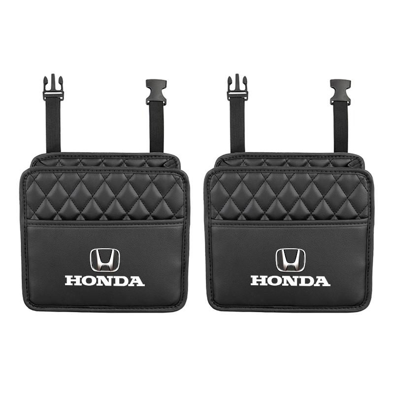 AAADJ1 Car Interior Organizer Storage Box Hanging Leather Bag For Honda Civic Accord Crosstour Spirior Odyssey Avancier UR-V Sienna