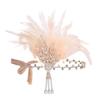 1920er Jahre Stil Flapper Kopfschmuck Strass Quaste Kopfschmuck Haaraccessoires Fotoshooting