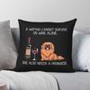 Pekingese And Wine Funny Dog Square Pillowcase Polyester Linen Velvet Pattern Decorative Throw Pillow Case Sofa Cover Wholesale