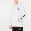 Puma Solid Long-Sleeve Hoodie Men Tops White 849590-02