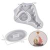 DIY Christmas Tree Photo Frame Silicone Mould Crystal Epoxy Craft Casting Mould Handmade Home Decoration Christmas Resin Moulds