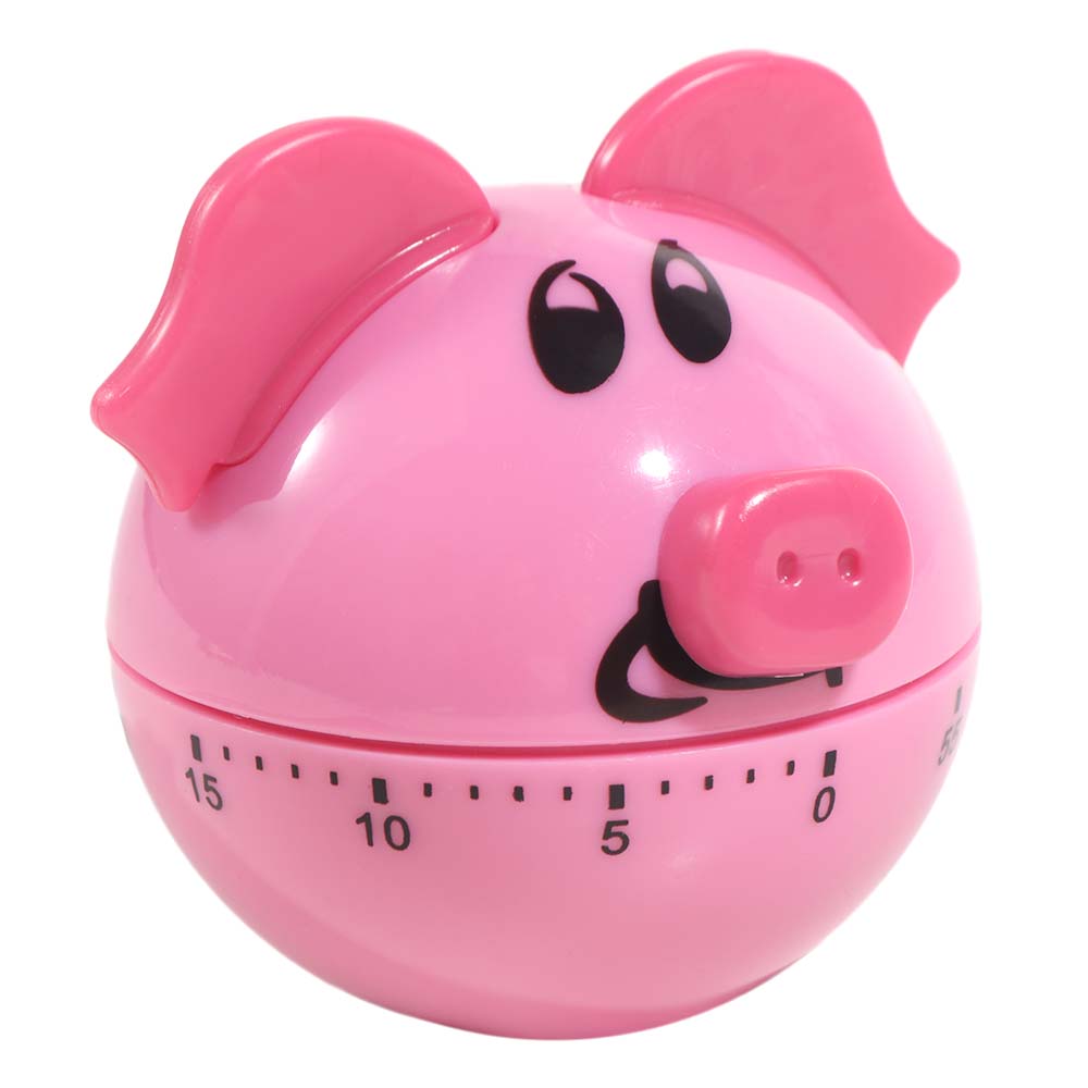 Reminder Mechanical Timer Manual Timer Countdown Timer Cooking Timer Pig Shaped Timer  Kids