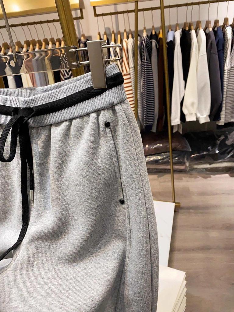 Color-Block High-Waist Patchwork Lässige Jogginghose für Damen - Winter 2026 Neuankunft, Mit Samtfutter, Lockerer Schnitt, Lange Hose