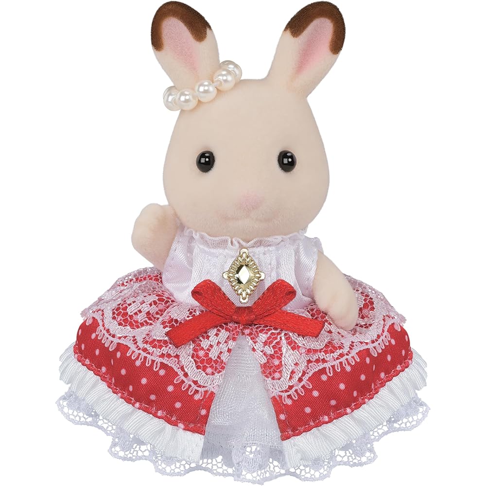 Sylvanian Families Anniversary Friends Flare & Theo Doll Set C-76 ST Mark Certified Toy for Dollhouse Ages 3+