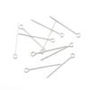 [15-50mm] 925 Sterling Silver Eye Head Pins Flat Head Pins T Shape Needles Ball Head Pins for Jewelry Making DIY 2pcs