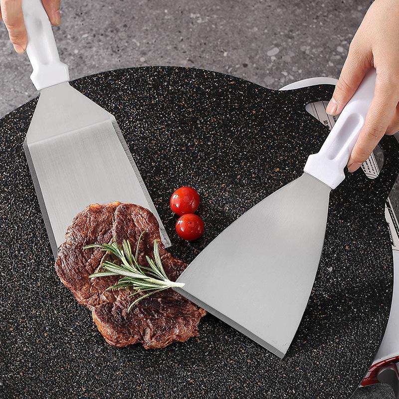 1pc Kitchen Utensils, Stainless Steel Cooking Spatula, Deep Fried Plate Grill Pancake Steak Spatula, Pizza Cake Transfer Spatula