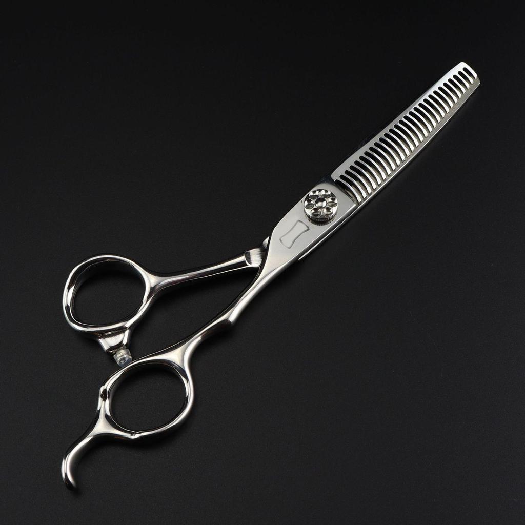 6.0" Personalized Hairdressing Scissors: Straight, Bangs, Serrated, Thinning Scissors for Barbers