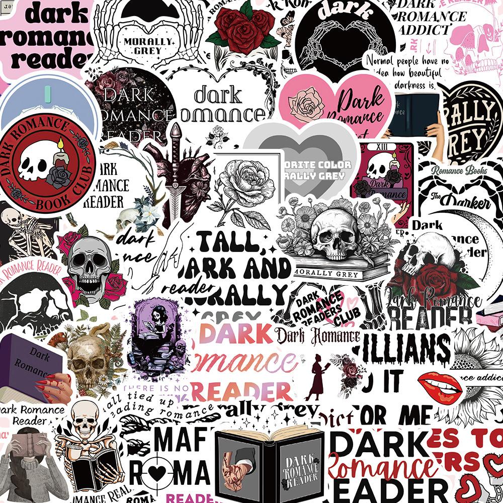 10/30/50PCS Cool Dark Romance Reader Stickers For Scrapbook Phone Skateboard Guitar DIY Decoration Waterproof Graffiti Decal Toy