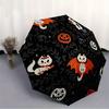 1pc Halloween Cats Automatic Open/close, All-Season Portable Folding Umbrella, Travel, Everyday, Formal Events - Compact Luxury Parasol, Outdoor Acces